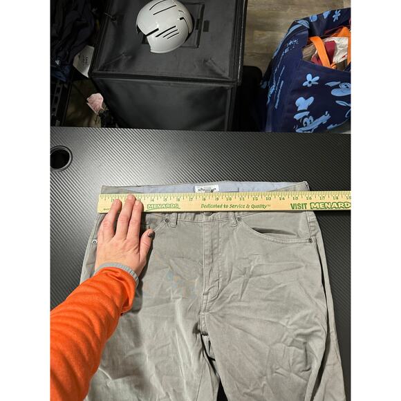 Peter Millar Signature Sateen Five Pocket Pant Grey Size 32 Golf Performance - Picture 5 of 9